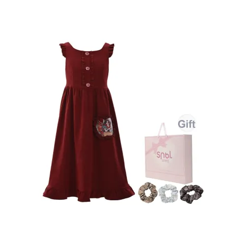 SNBL Красный Женские Повседневные Длинные Юбки