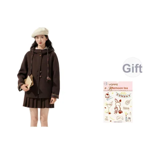 ZIHAN Мокка-мусс Женское пальто