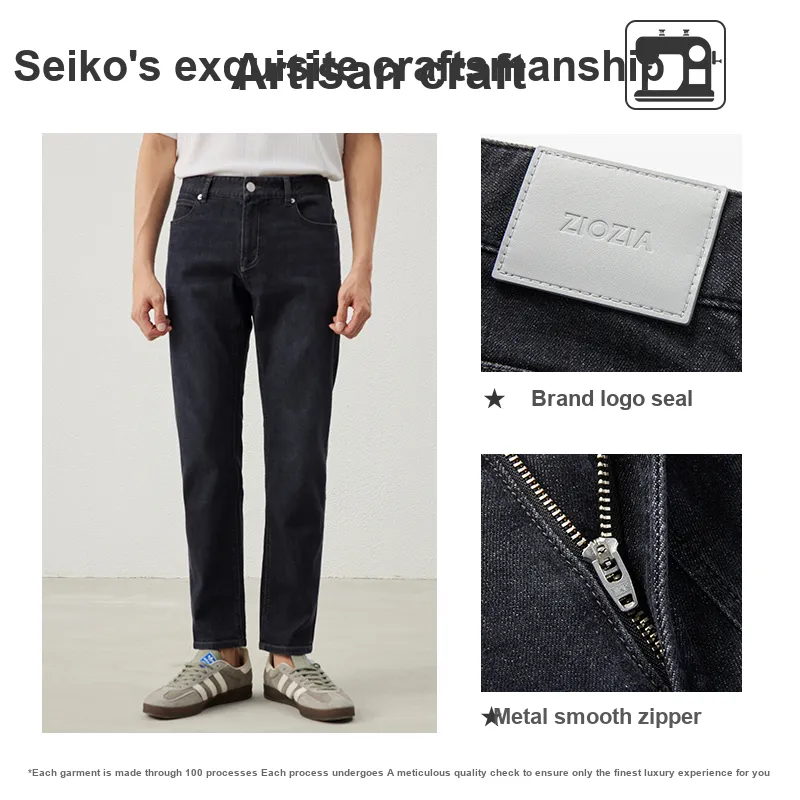 ZIOZIA Jeans Men Black-3