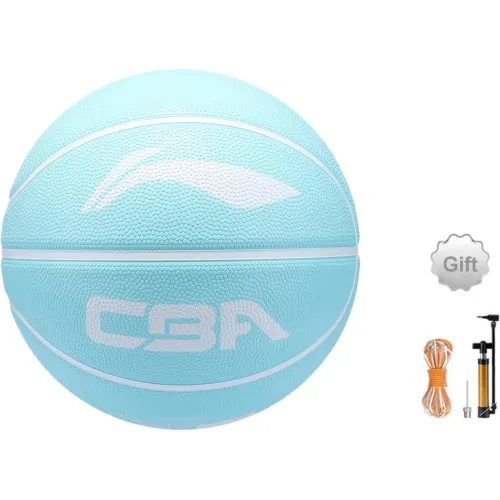 LiNing CBA Collection Rubber Basketball Blue Size 7 Ball Training