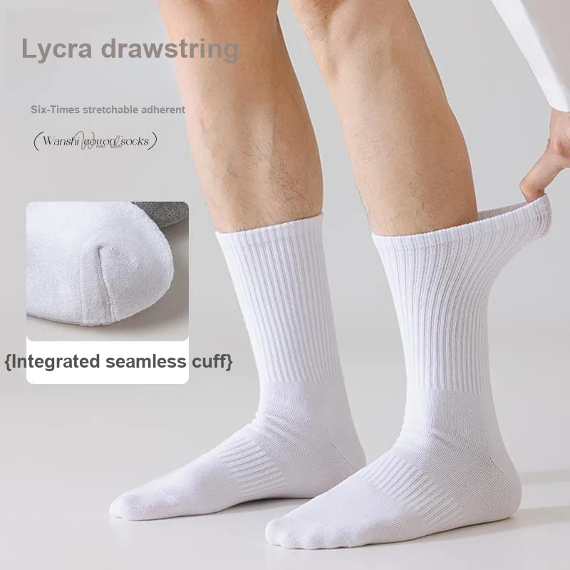 FIRS Mid Calf Socks Men's Shopping Bag 3 Pack-10