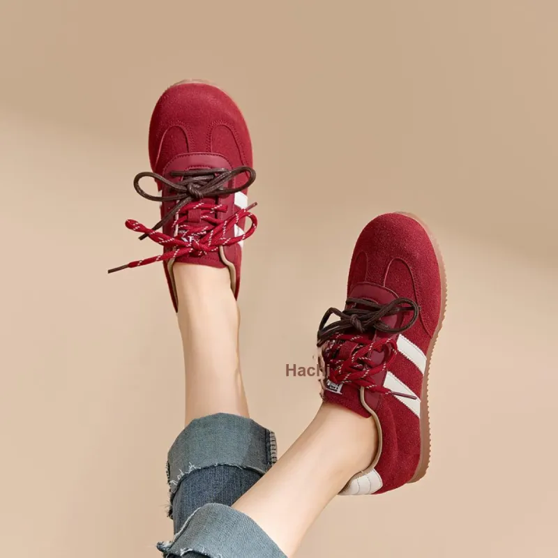 La Chapelle Wear-Resistant Slip-Resistant Low-Top Skateboard Shoes Women's-5