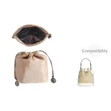 Beige Bucket Bag Exclusive Liner