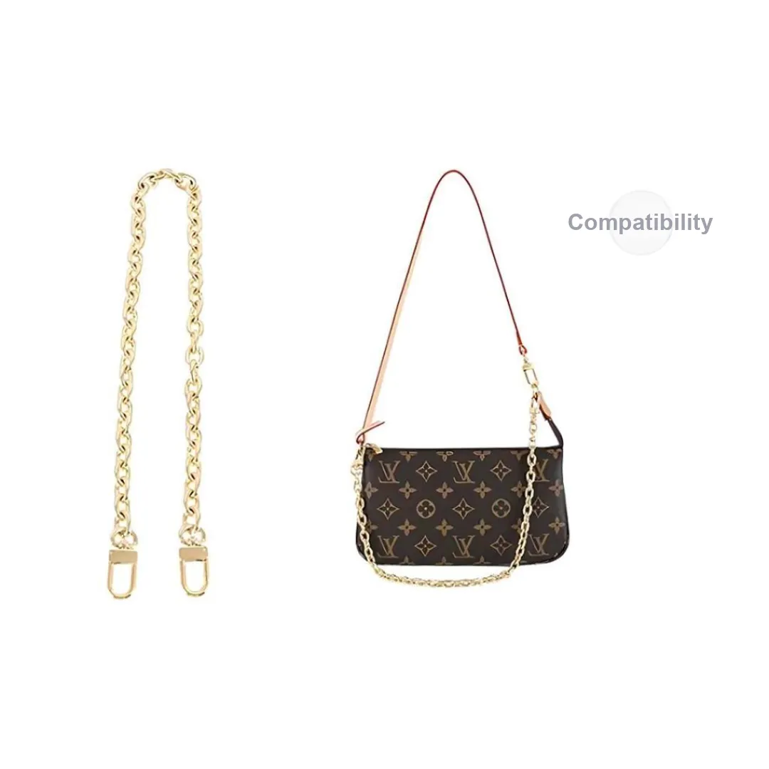 Lan Bao Fan Metal Bag Accessory Women's Gold tone