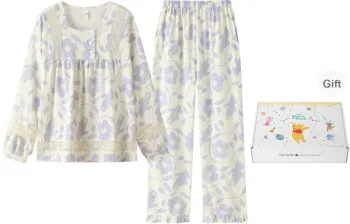 Gongdie x Disney Pajama Set Women's Gift Box Set Apricot