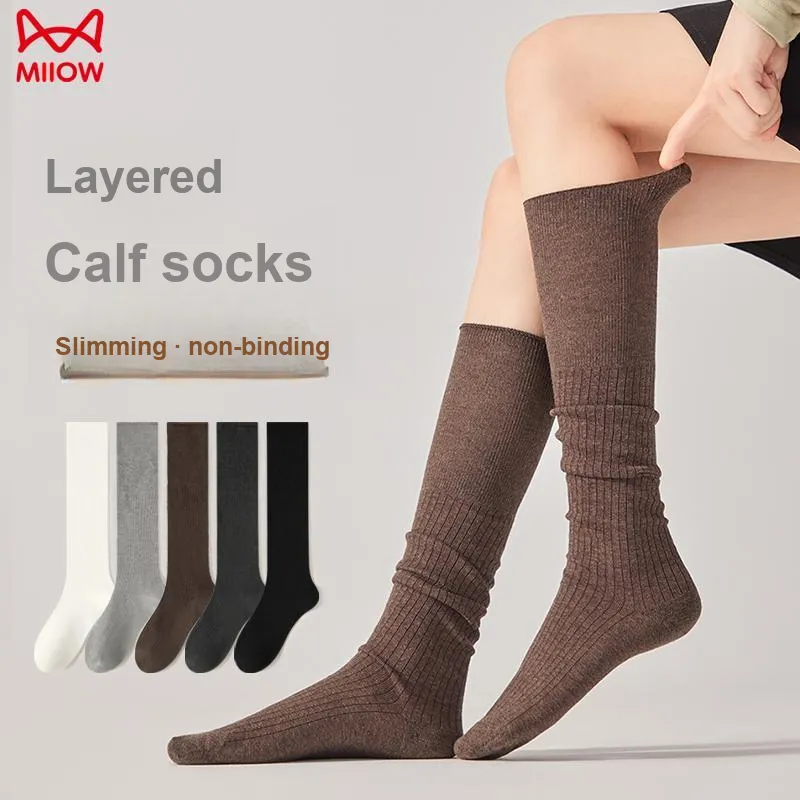 MIIOW Trend Party Series Mid Calf Socks Women's 3 Pack-2