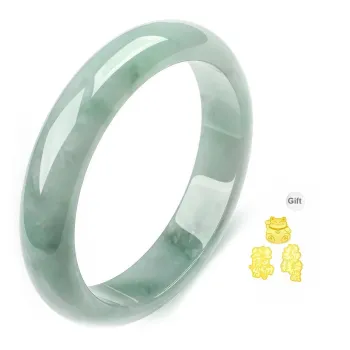 Bermuda Eyes Guizhou Green Jade Bangles Women's
