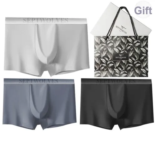 SEPTWOLVES Нижнее белье Подарочная коробка Мужской 3 упаковки Gift Box Set + Сумка для покупок