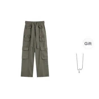 Mu Qingqing Cargo Pants Women's Vintage