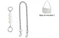Pearl+Chain Total Length 100cm