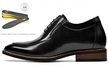 1M8 Dress Shoes Men Low Top Black/Brown