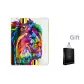 Colorful Lion, Shopping Bag Included