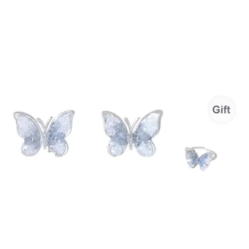 SHEEHHYY Alloy Clip On Earrings Women's