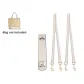 [Light Khaki]Shoulder Strap 2 Pack+Shoulder Pads Set