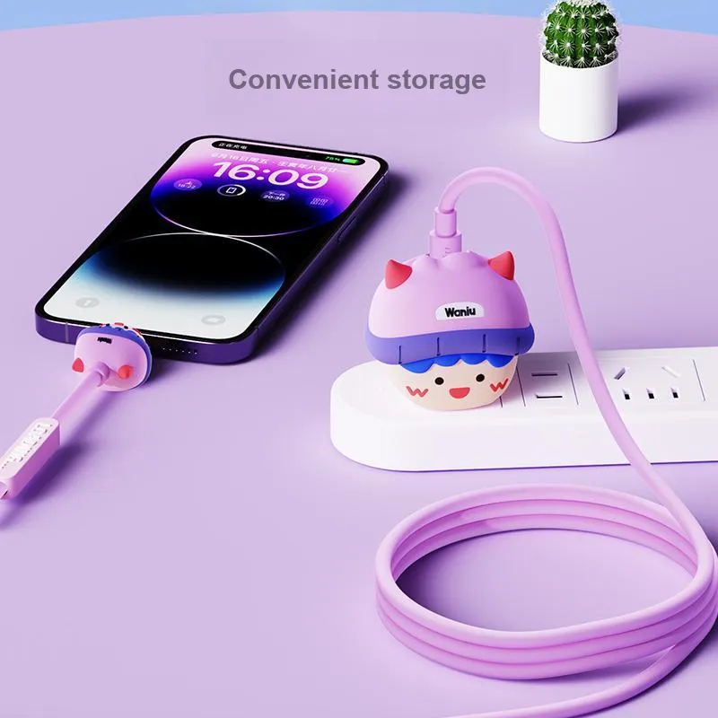 Waniu 20W Apple Fast Charging 1.5m Type C To Lightning Original IP Cable Charging Cord Set-1