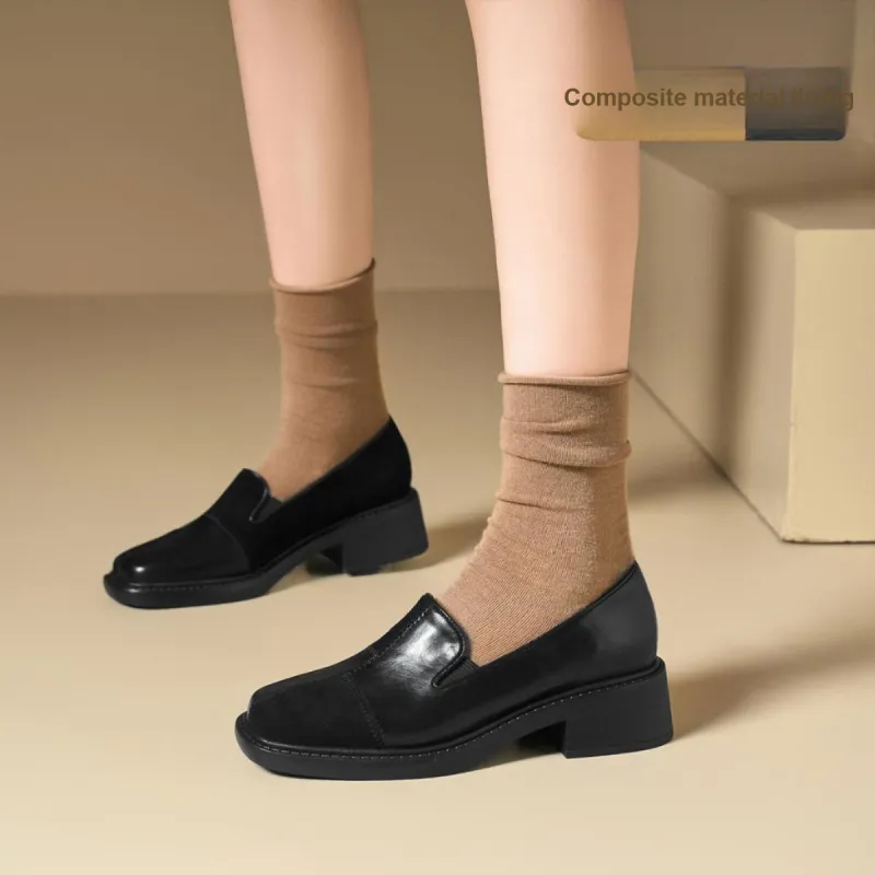XICUNMINGWU Loafers Women's Black-3