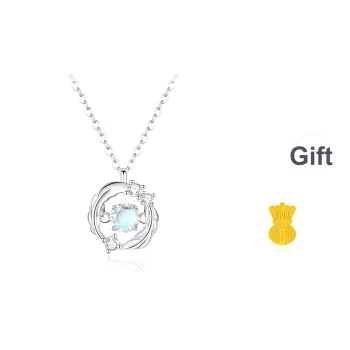 Tkb Colored Glaze Jade Necklaces Women's