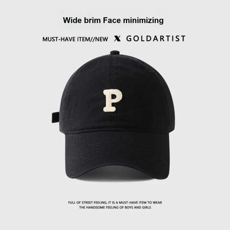 Gold Artist Cotton Baseball Caps Unisex-5