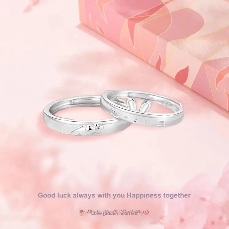 NUSQ Sterling Silver Rings Unisex-3