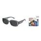 Trendy and Cool Narrow Square Frame-Gray