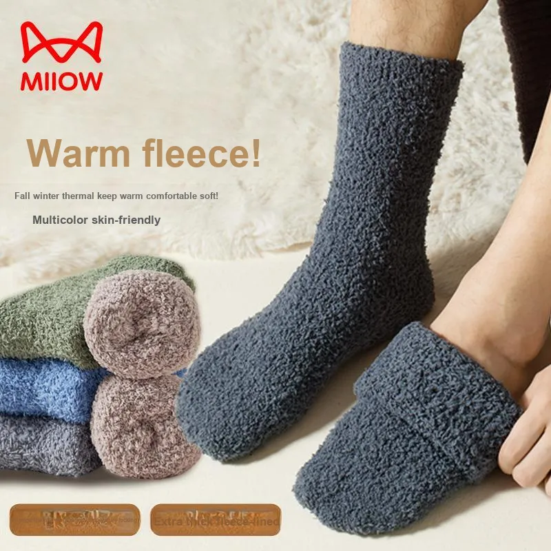 MIIOW Mid Calf Socks Men's 5 Pack-5