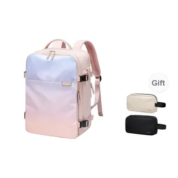 GOLF Fabric Backpack Regular Women's Blue Pink