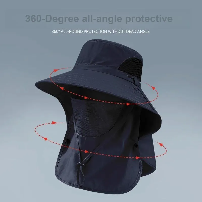 WODONBLE Polyamide Bucket Hats Unisex-3