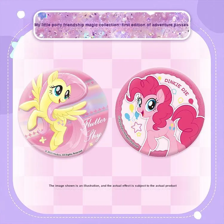 Search Fun Rarity My Little Pony Friendship Magic Collection First Edition Guzi Badge Tinplate 58mm Badges-1