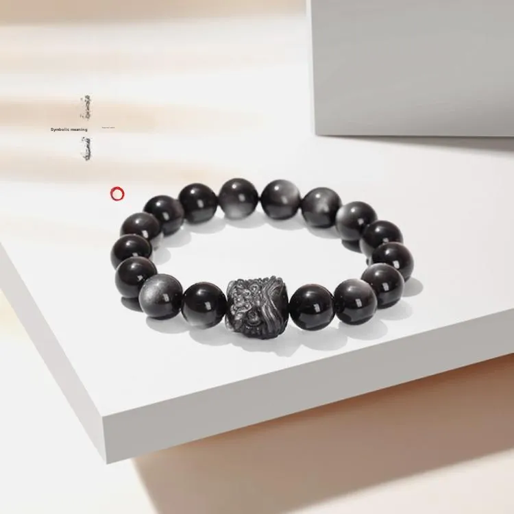 RboySe Obsidian Bracelets Unisex-3