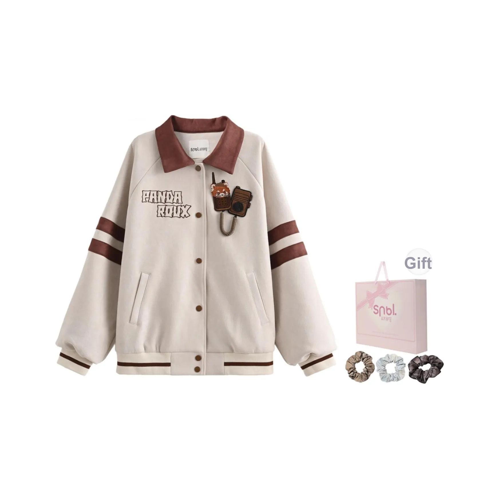 SNBL Абрикос Женское Короткое Пальто