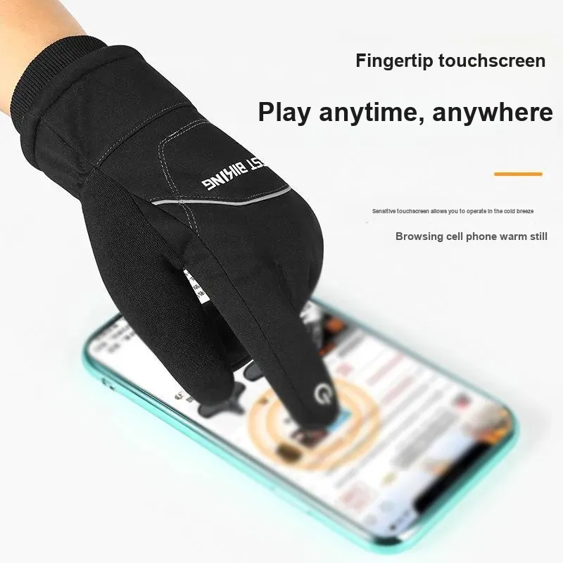 WEST BIKING Riding Equipment Cycling Glove Outdoor Unisex Nylon Swimwear Fabric M/L/XL Black-1