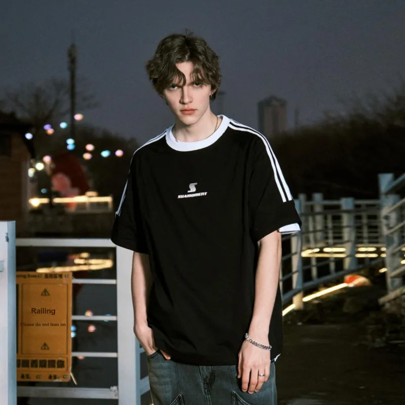 Suamoment Short Sleeved T Shirts Unisex-6