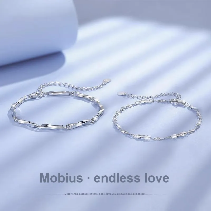 ZHIAIYONGHENG S925 Silver Bracelets Unisex-1