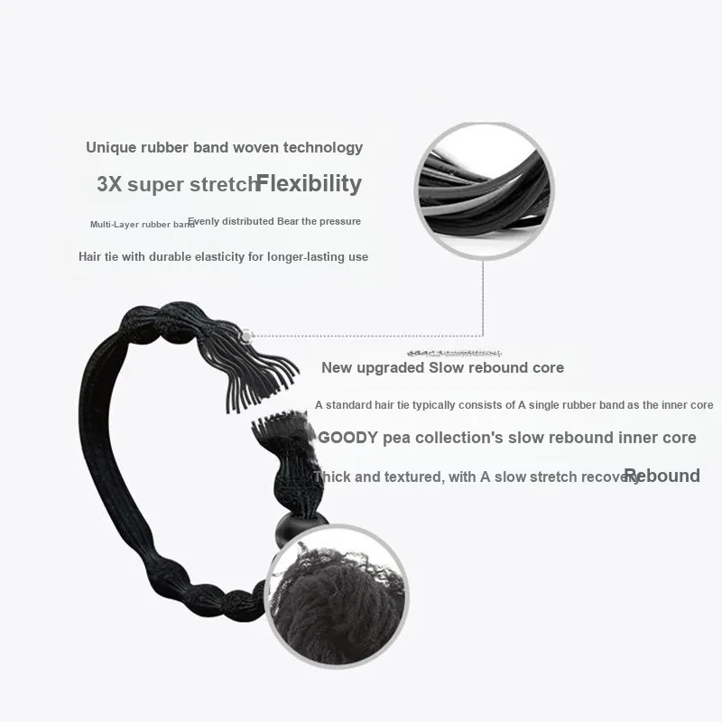GOODY Rubber Band Hair Tie/Hair Tie/Hair Accessory/Headpiece Women's-5