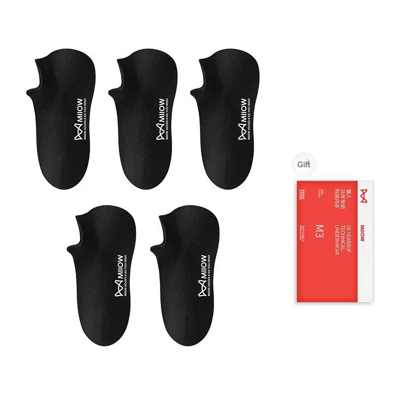 MIIOW No Show Socks Men's Shopping Bag Combo Set-7