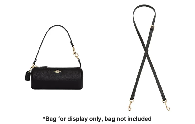 Luxury Care Artisan Workshop Imported Microfiber Bag Strap Women's Black-4
