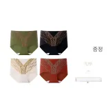 4B 블랙+스킨 톤 화이트+브릭 레드+그린