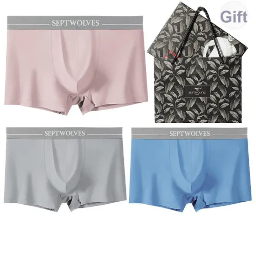 SEPTWOLVES Нижнее белье Подарочная коробка Мужской 3 упаковки Смешанные цвета Gift Box Set