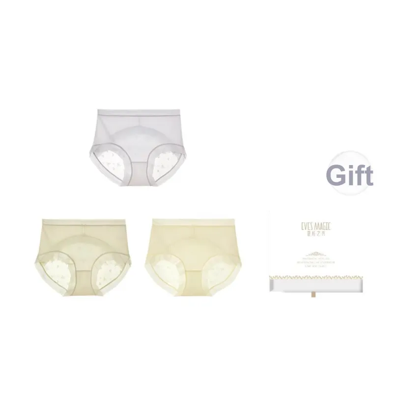 XIA.WA.ZHI.XIU Underpants Women's Shopping Bag 3 Pack-39