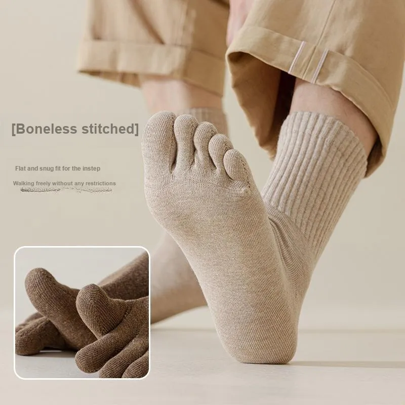MIIOW Mid Calf Socks Women's 5 Pack-6