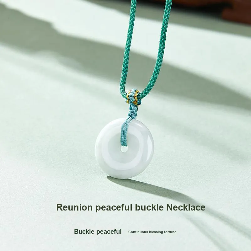 MAMADESHOUHU Chalcedony Jade Necklaces Women's-15