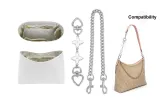 [Clothing Sets]DuPont Paper Liner+Four-Leaf Clover Extender Chain+Decorative Chain 45cm