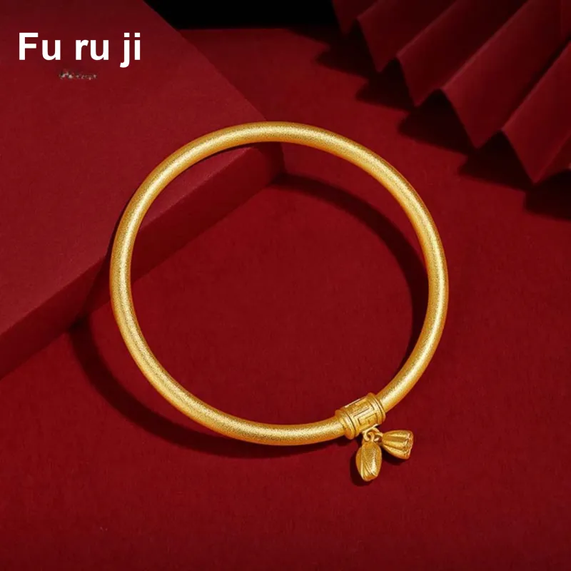 Fu Ru Ji S999 Fine Silver Bangles Women's-1