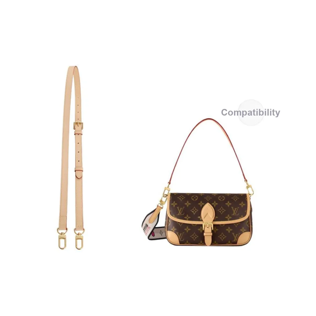 Lan Bao Fan Cow Leather Bag Strap Women's Beeswax