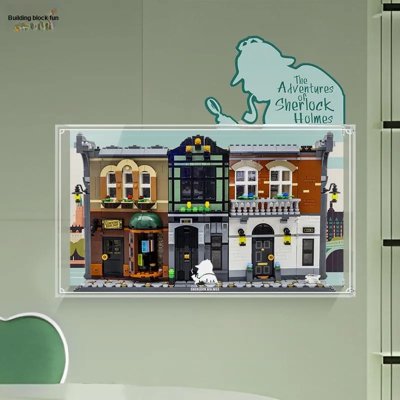 LIGHT YOUR BRICKS Sherlock Holmes Building Blocks Storage ICONS Collection Display Case Model Accessories-3