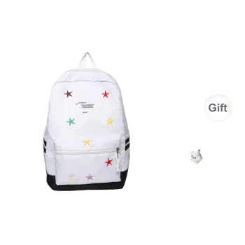 Yalu Nylon Backpack Regular Unisex Black/Red/Khaki/Dark Blue