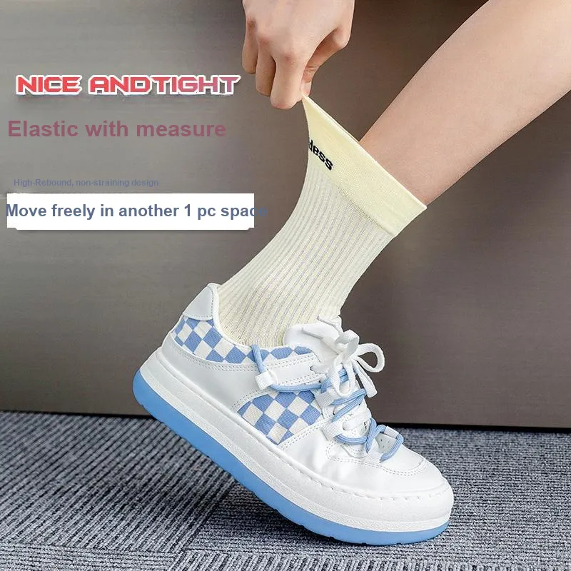 Yalu Mid Calf Socks Women's 8 Pack-3