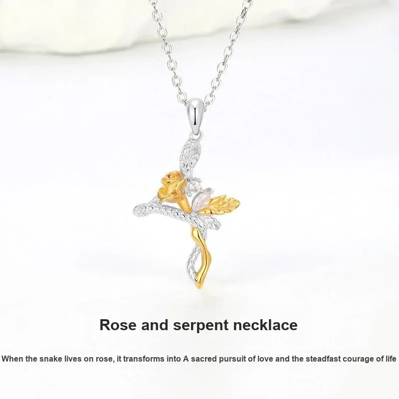 CLARKIA FLOWER S999 Fine Silver Necklaces Women's-3
