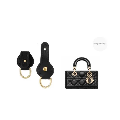 Cow Leather Bag Accessories Women's Black