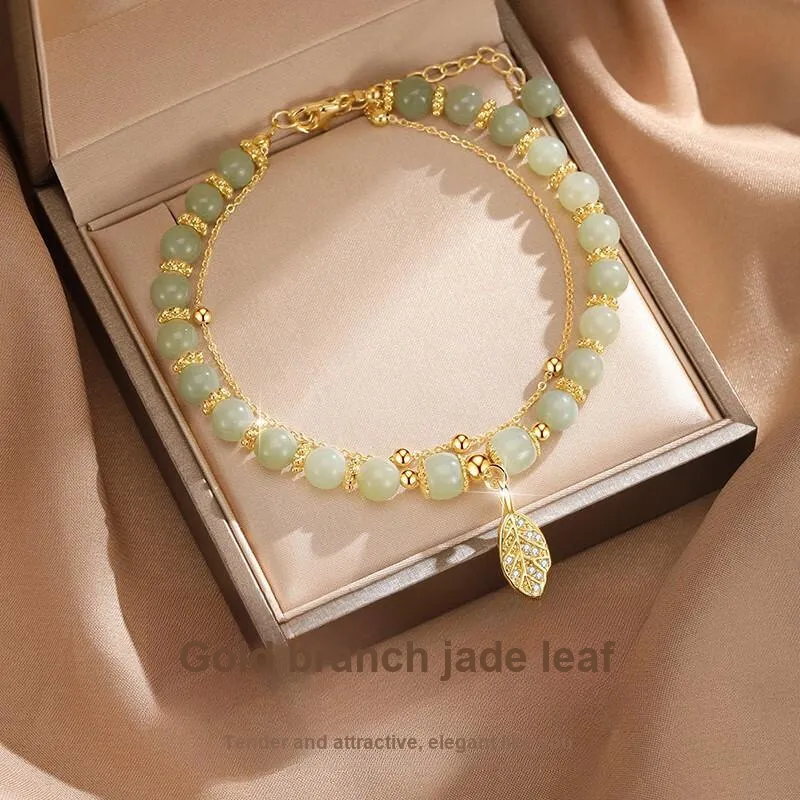 CHINA GOLD Hetian Jade Bracelets White Jade/Pale Greenish White Jade Women's-1